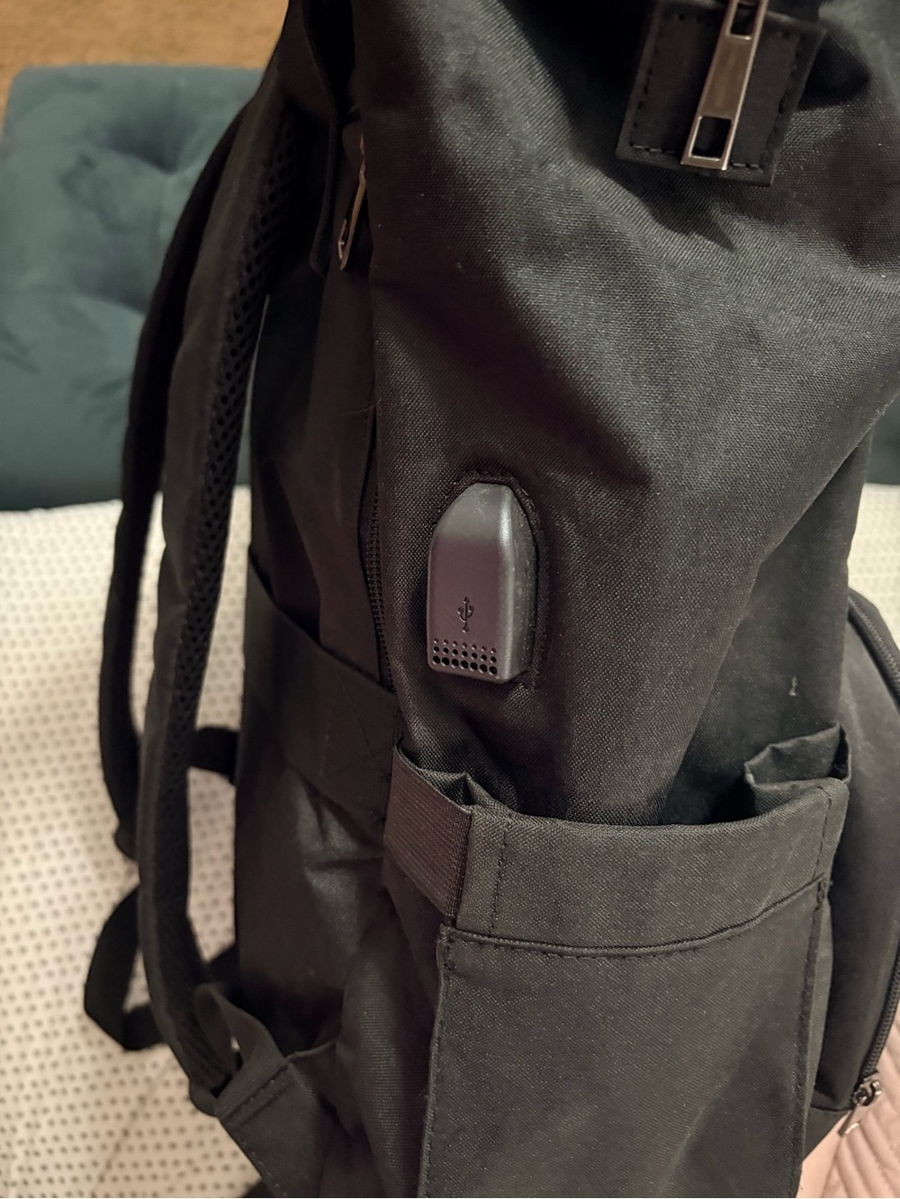 Black Utility Backpack - Picture 5 of 5